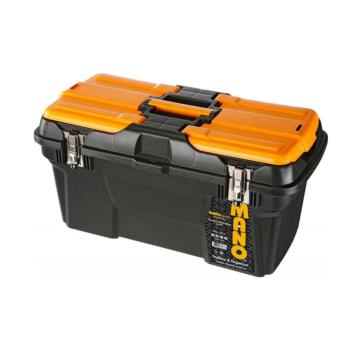 Brixgo Venezuela  - 19 Grip Toolbox With Metal Lock