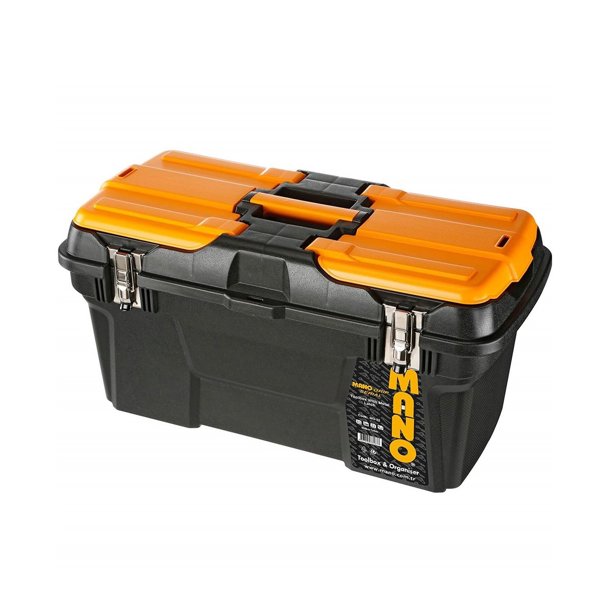 Brixgo Vanuatu  - 22 Grip Toolbox With Metal Lock