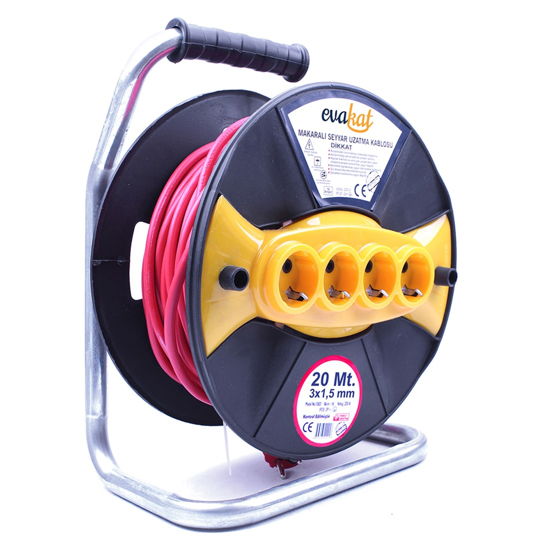 Brixgo Poland  - 3*1.5 20mt Certified Roller Extension Cable