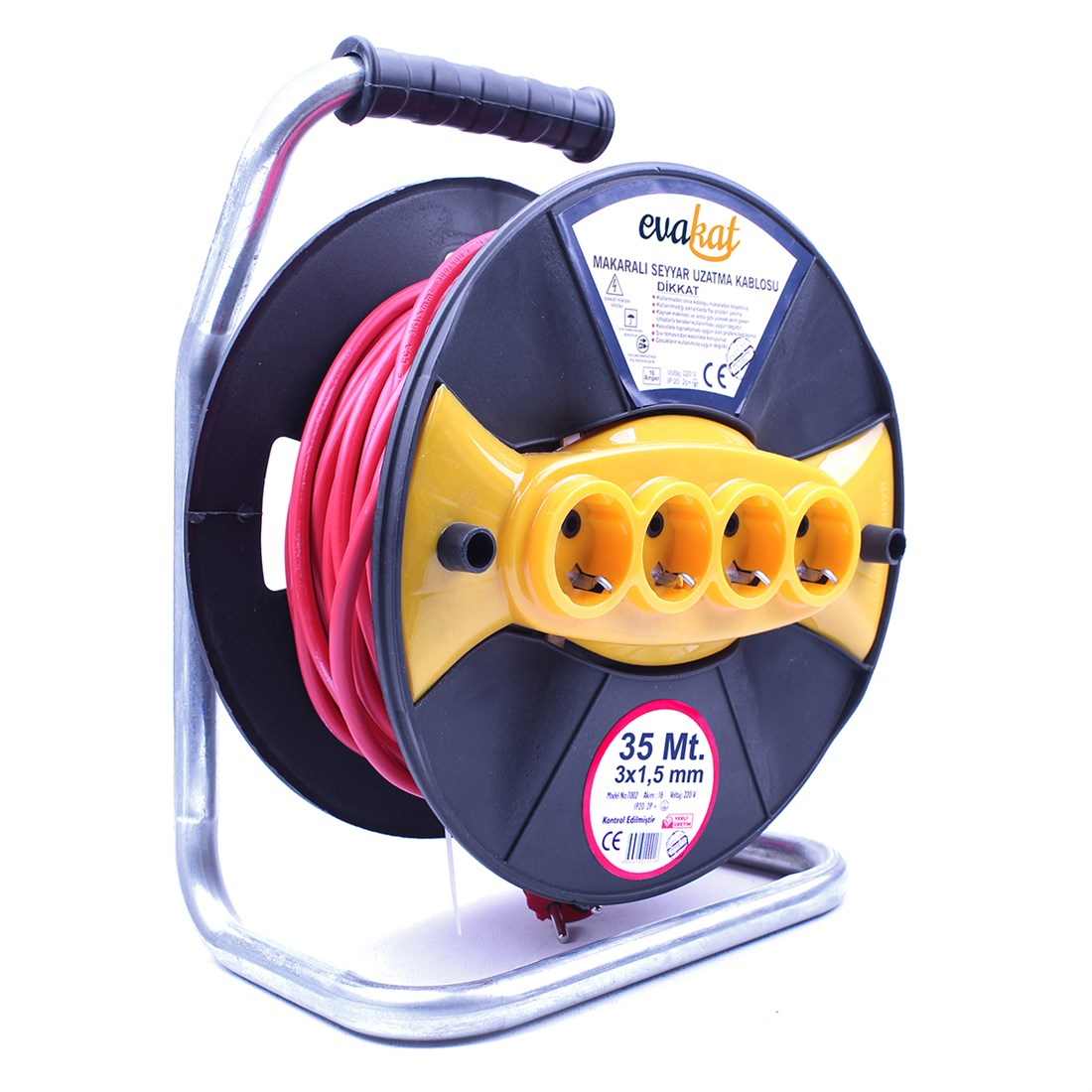 Brixgo Puerto Rico  - 3*1.5 35mt Certified Roller Extension Cable