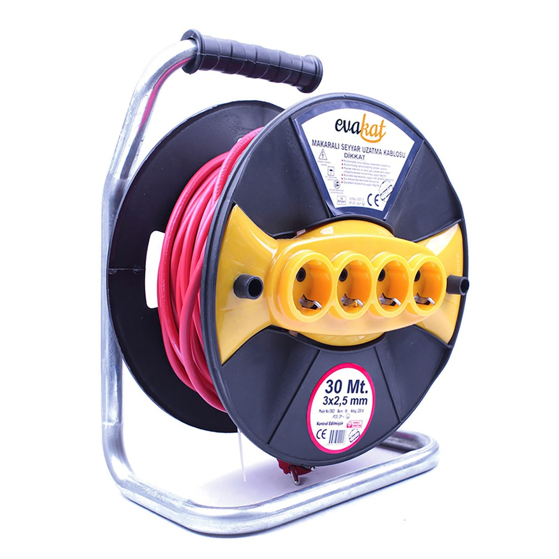 Brixgo Puerto Rico  - 3*2.5 30mt Certified Roller Extension Cable