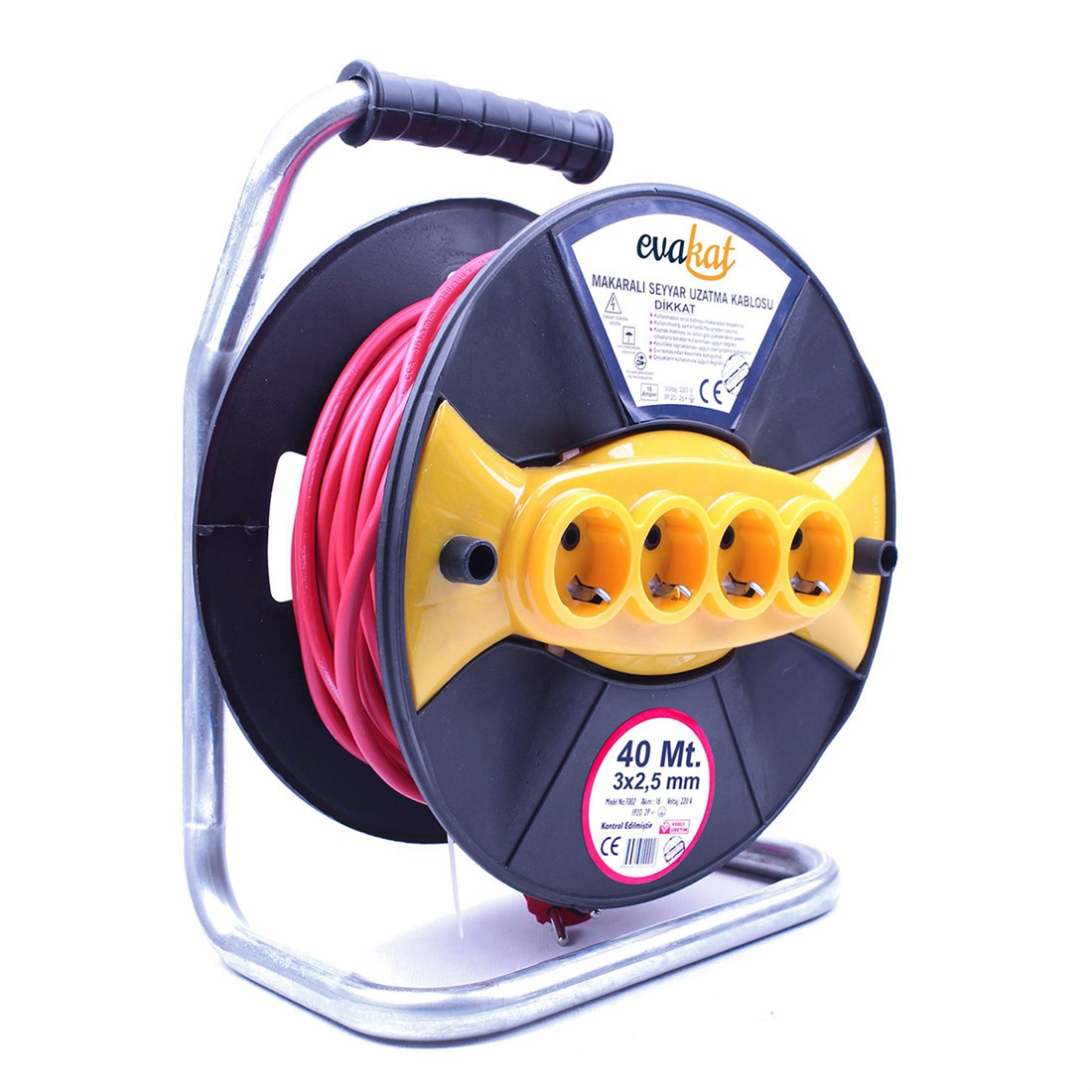 Brixgo Poland  - 3*2.5 40mt Certified Roller Extension Cable