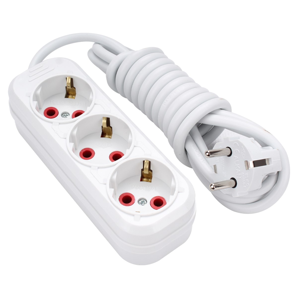 Brixgo Portugal  - 3 Way Grounded Group Socket 2Mt 