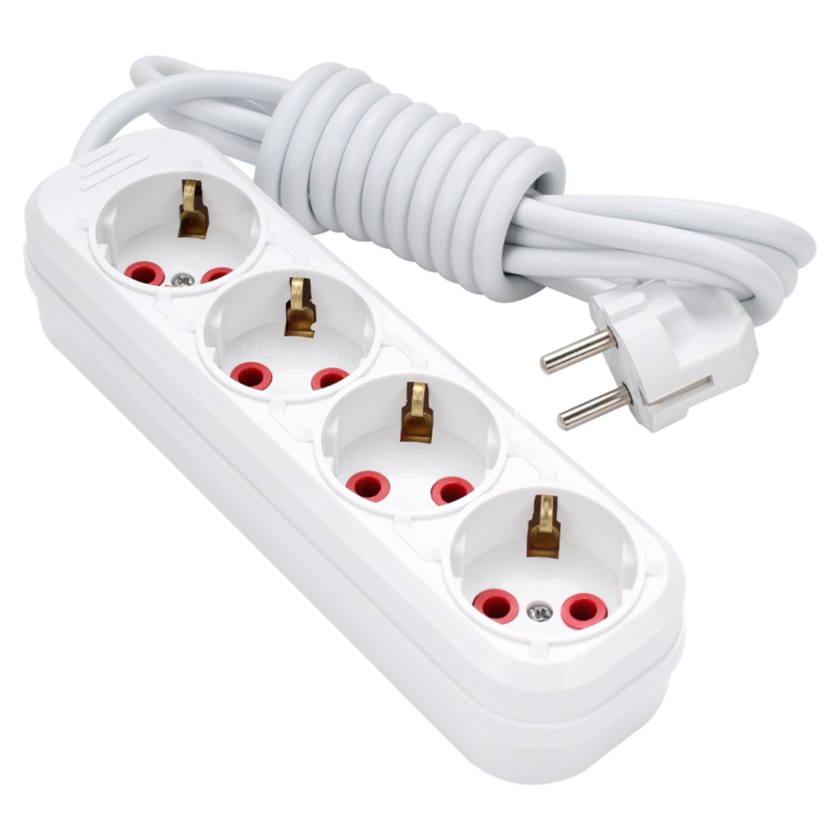 Brixgo Peru  - 4 Way Grounded Group Socket 5Mt 