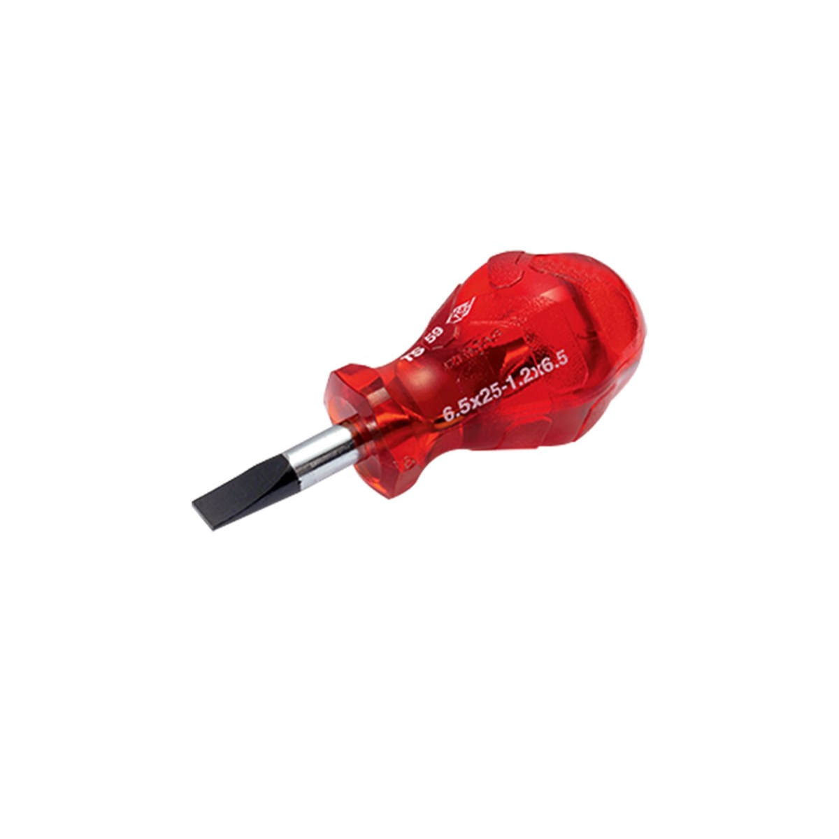 Brixgo Guadeloupe  - 6,5*40 Kraft Spinning Top Flat Screwdriver 