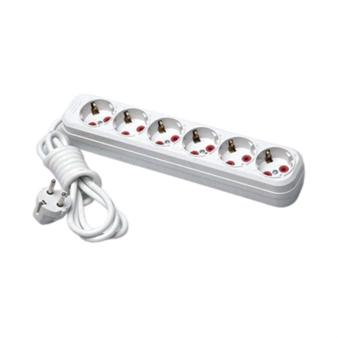 Brixgo Palau  - 6 Way Grounded Group Socket 5Mt 