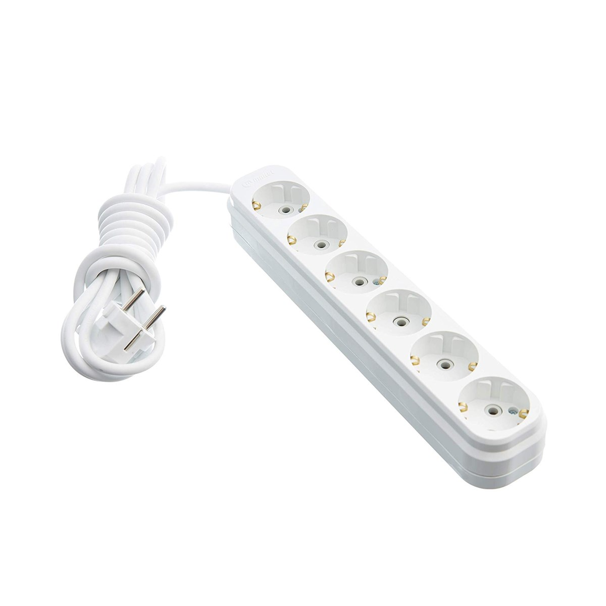 Brixgo Oman  - 6 Way Group Socket  5 Meter Copper Cable