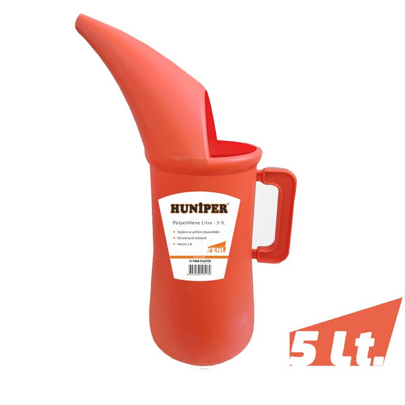 Brixgo Saint Vincent And The Grenadines  -  Plastic Oil Measuring Jug - 5 Liters