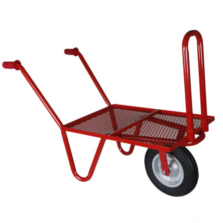 Brixgo Marshall Islands  - Greenhouse Cargo Handling Wheelbarrow - Rubber Wheel With Grate