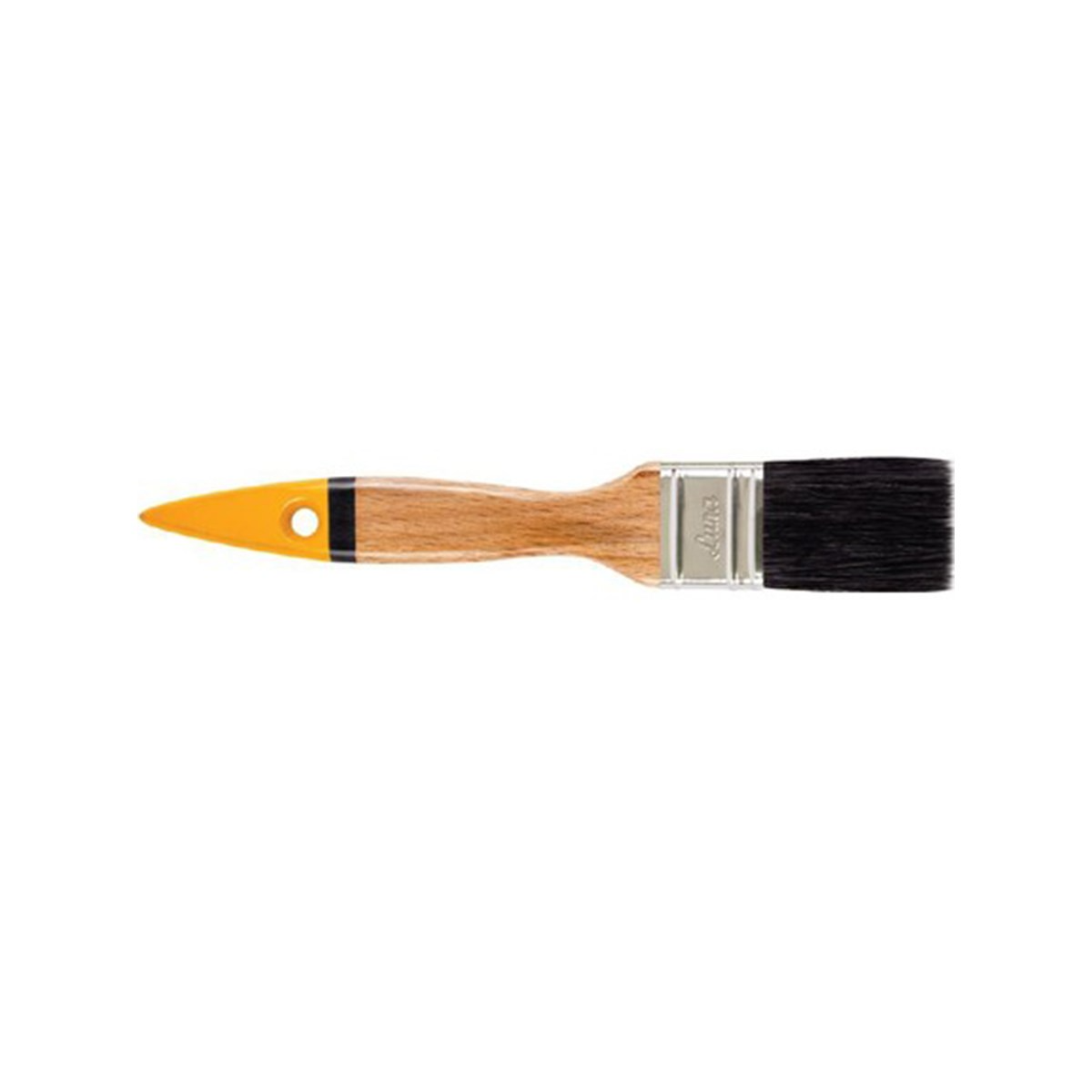 Brixgo Cambodia  - Luna Black Wooden Handle Oil Paint Brush No:1 