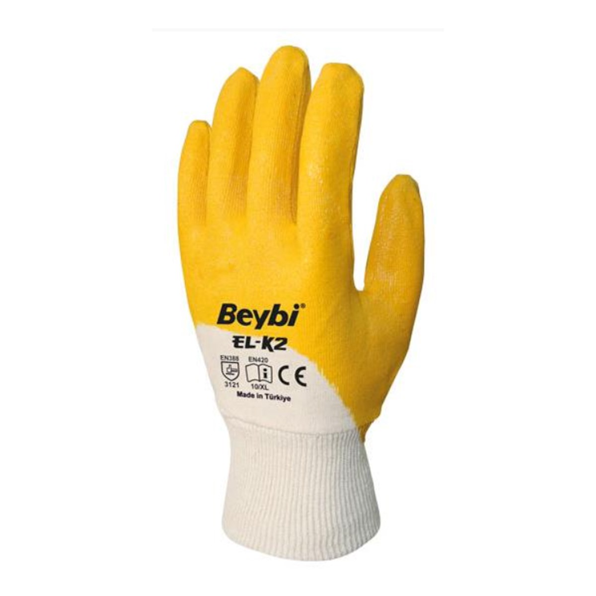 Brixgo Suriname  - Nitril Gloves Yellow-White No:10