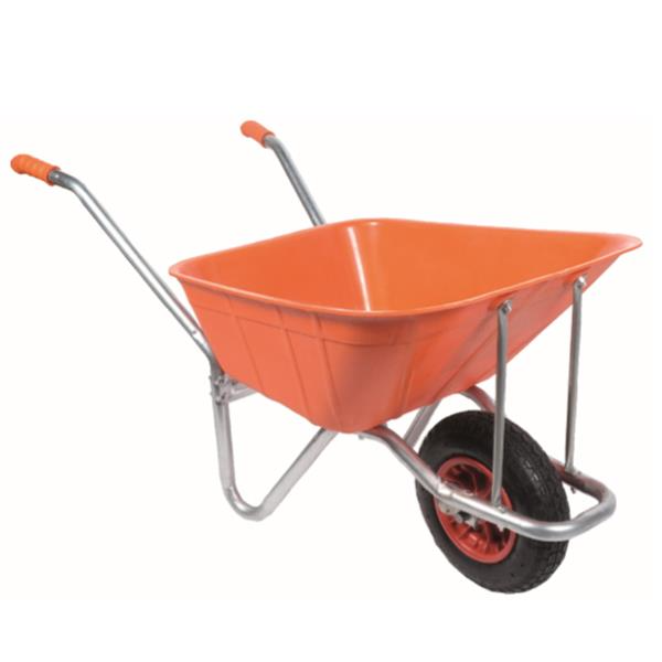 Brixgo Kenya  - Original Plastic Wheelbarrow - Plastic Rim and Pneumatic Wheel