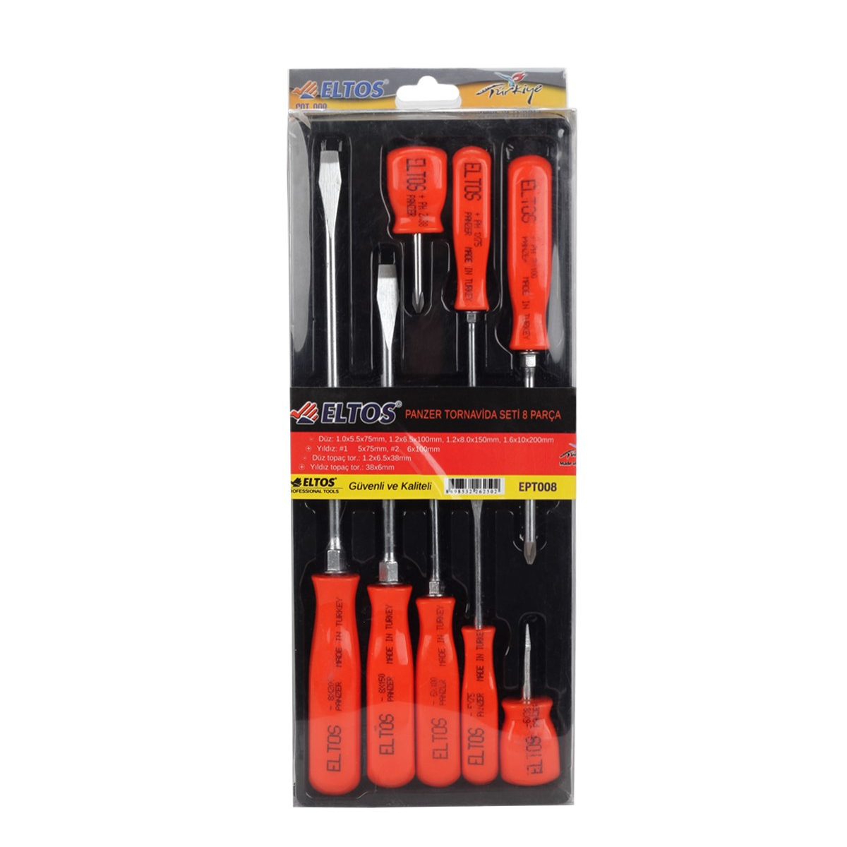 Brixgo Albania  - Panzer Screwdriver Set 8 Pcs