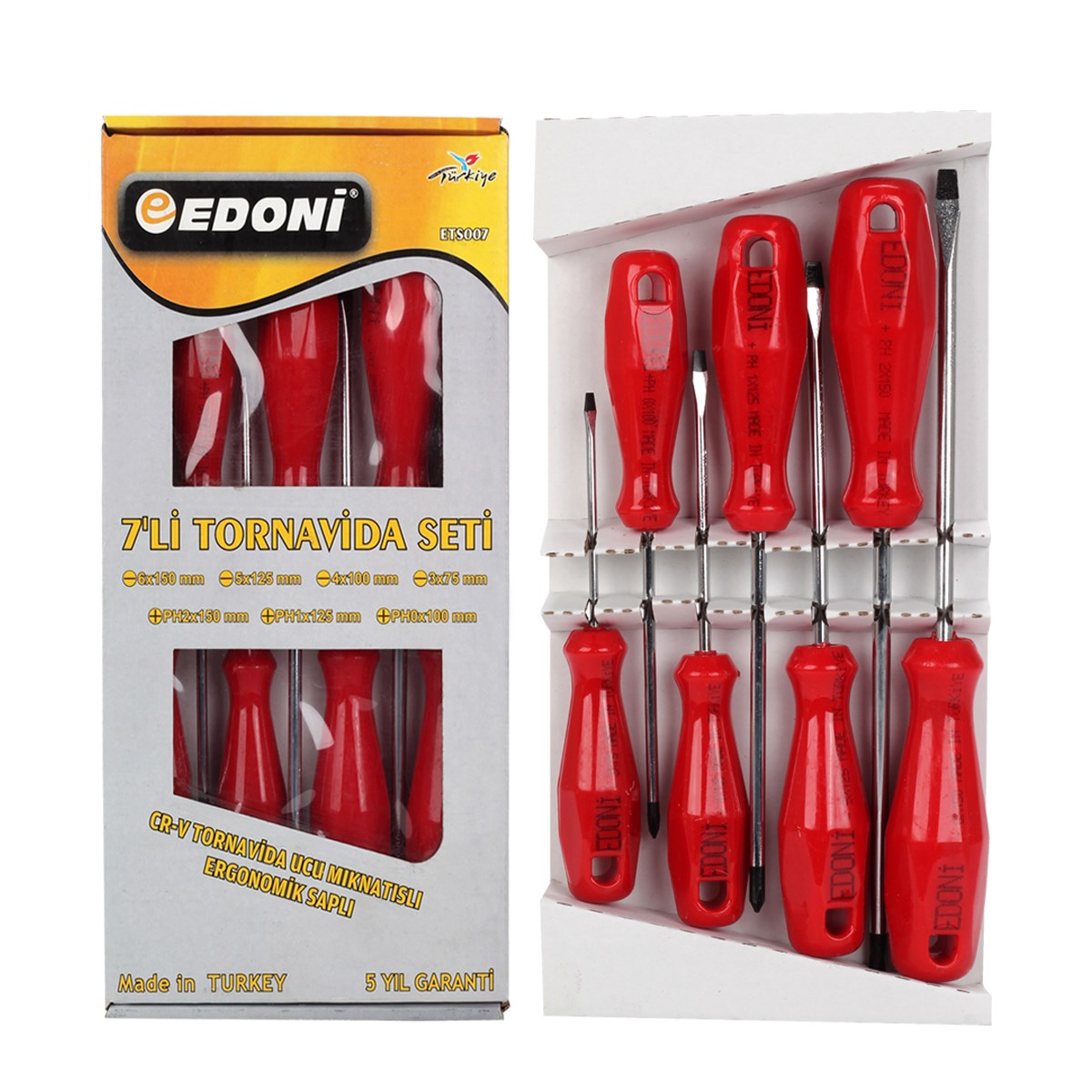 Brixgo Anguilla  - Screwdriver Set 7 Pcs