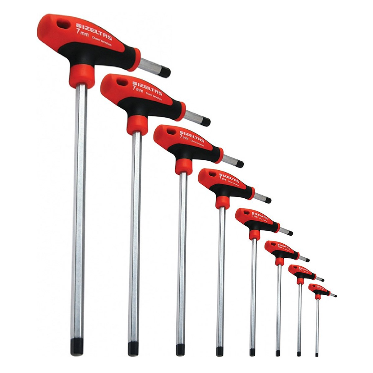 Brixgo Austria  - T Type Hexwrench 8 Pieces