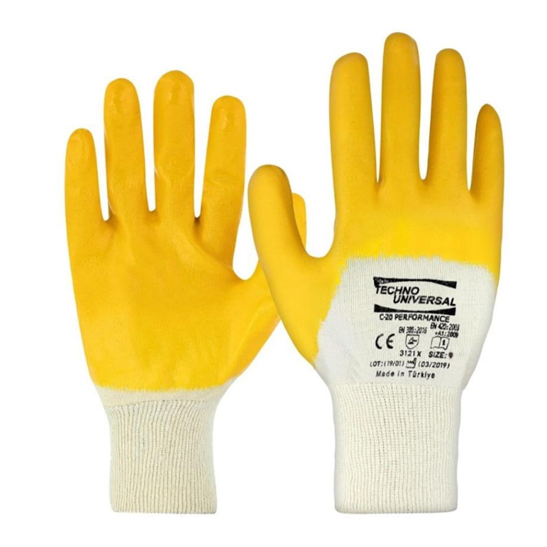 Brixgo Chad  - Techno Nitrile Gloves C-20 Performance No:9